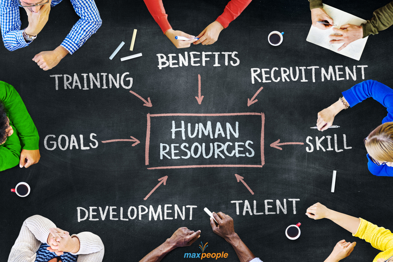 Group of People and Human Resources Concept